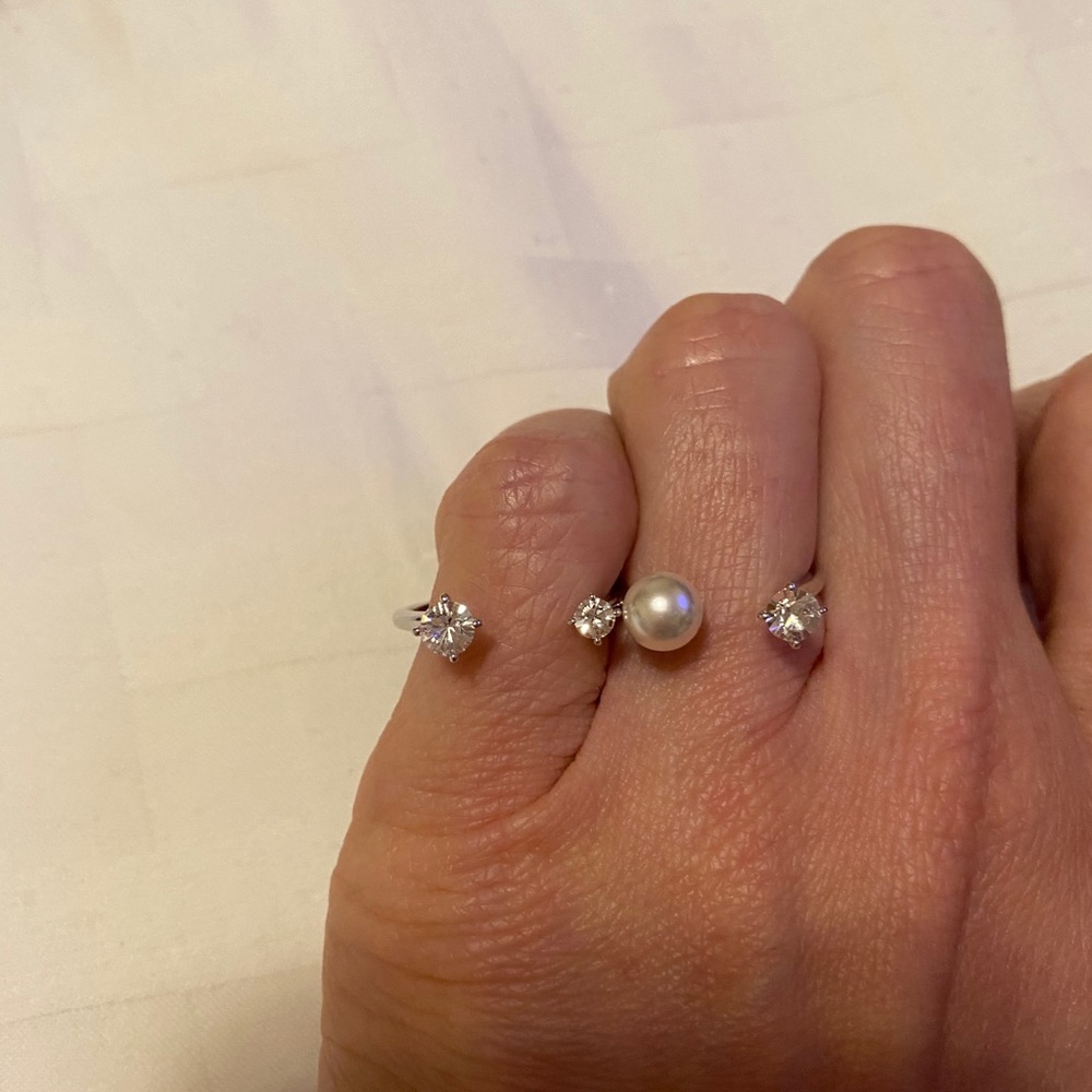 Nadri cubic zirconia  with pearls